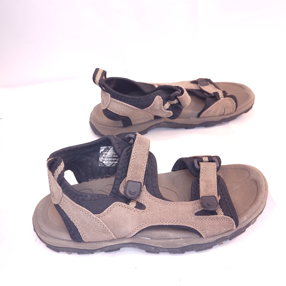 RedHead Offroad Sandals Brown Cow Hide Leather Strappy Shoes Mens Size 8